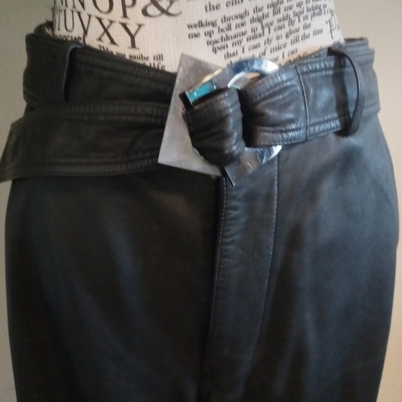 Brand Jonah High Rise Leather Pants Size 27 - Picture 3 of 11